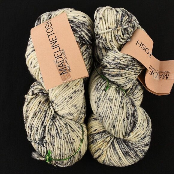 MadelineTosh Tosh Vintage Yarn 2 Skeins Worsted Weight SW Merino Wool Optic